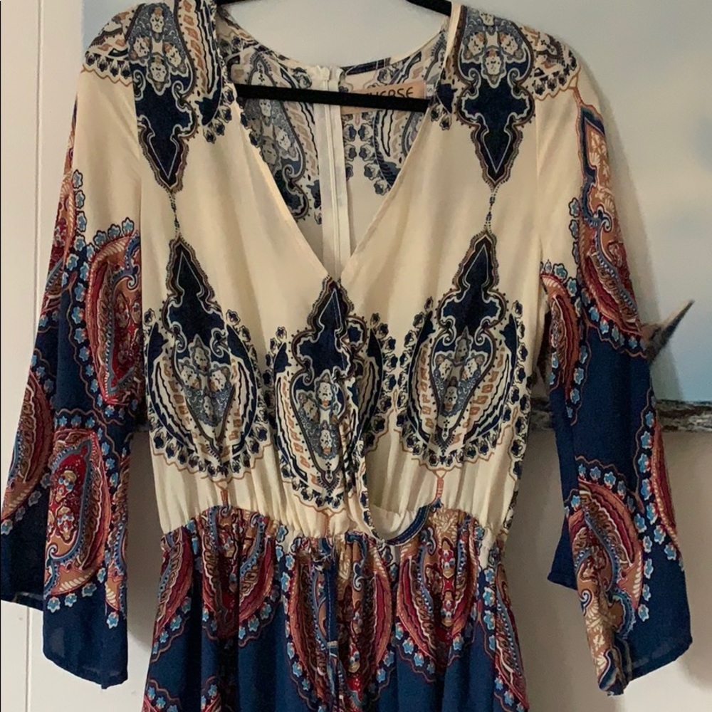 Reverse Bohemian Romper - image 2